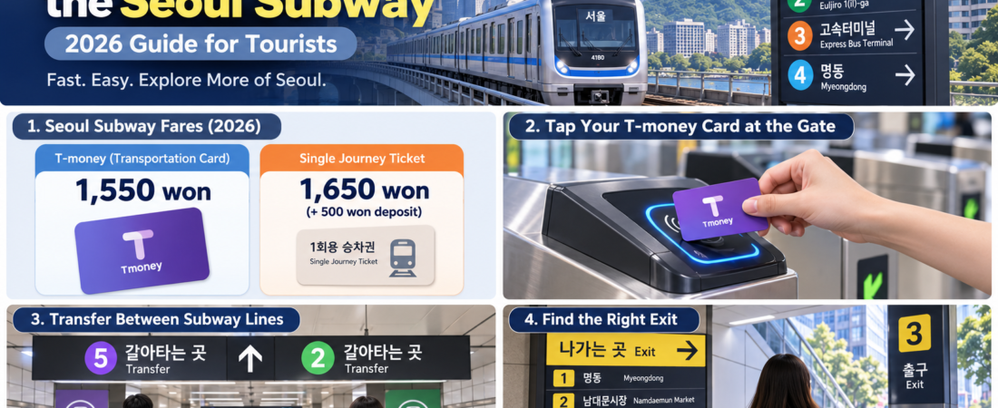 How to Use the Seoul Subway (2026 Guide for Tourists) How to Use the Seoul Subway (2026 Guide for Tourists)