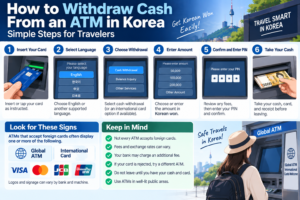 How to withdraw cash from an ATM in Korea