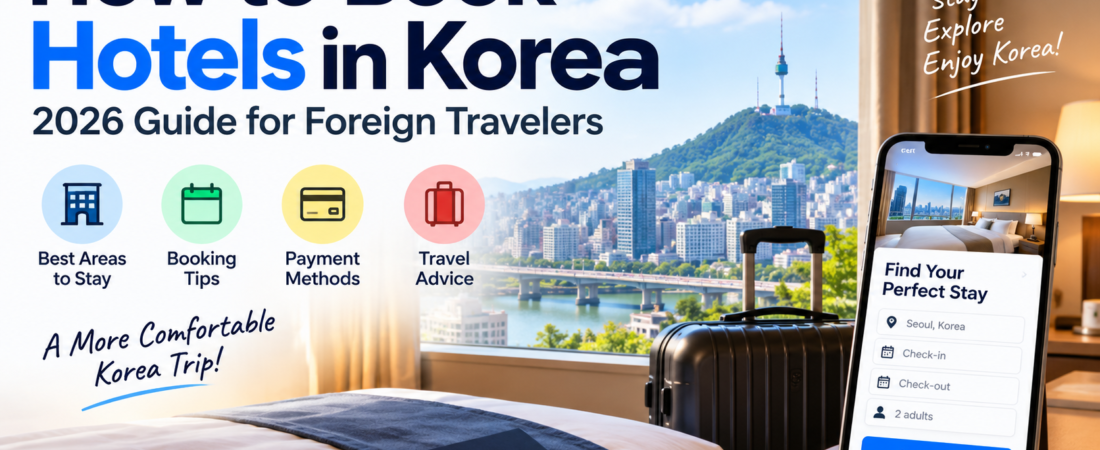 How to Book Hotels in Korea (2026 Guide for Travelers)