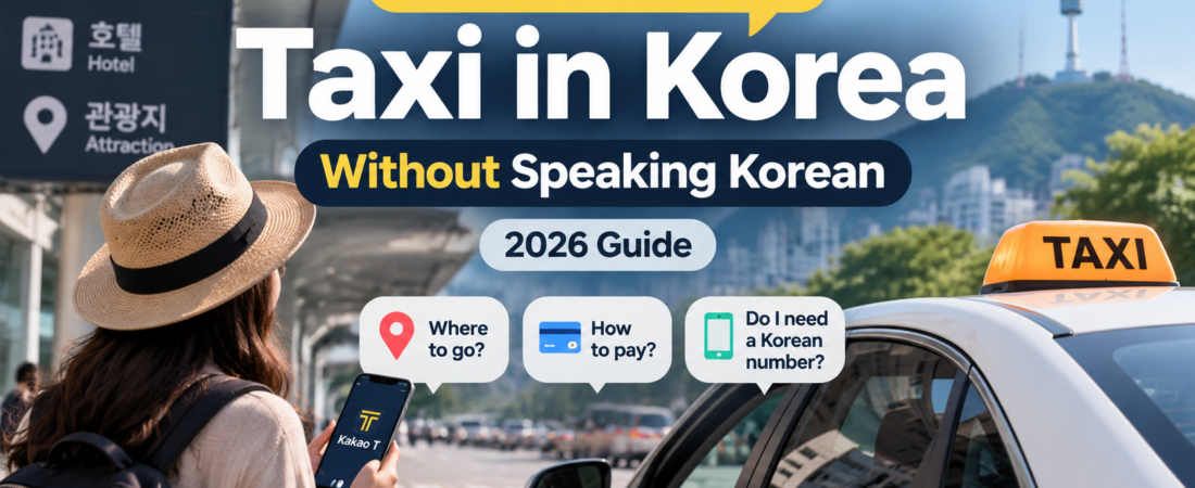 How to Get a Taxi in Korea Without Speaking Korean (2026 Guide) How to Get a Taxi in Korea Without Speaking Korean (2026 Guide)