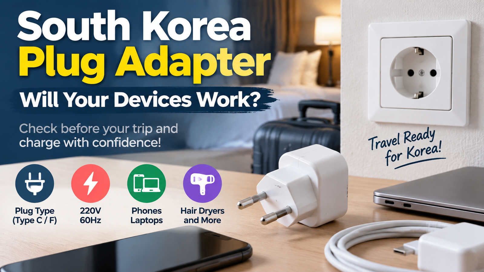 South Korea Plug Adapter: Will Your Devices Work? South Korea Plug Adapter: Will Your Devices Work?