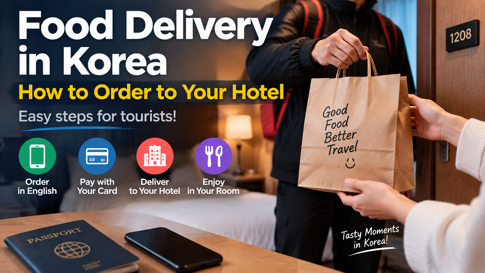 Food Delivery in Korea: How to Order to Your Hotel Food Delivery in Korea: How to Order to Your Hotel