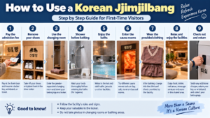Step by step guide to using a Korean jjimjilbang for first-time visitors
