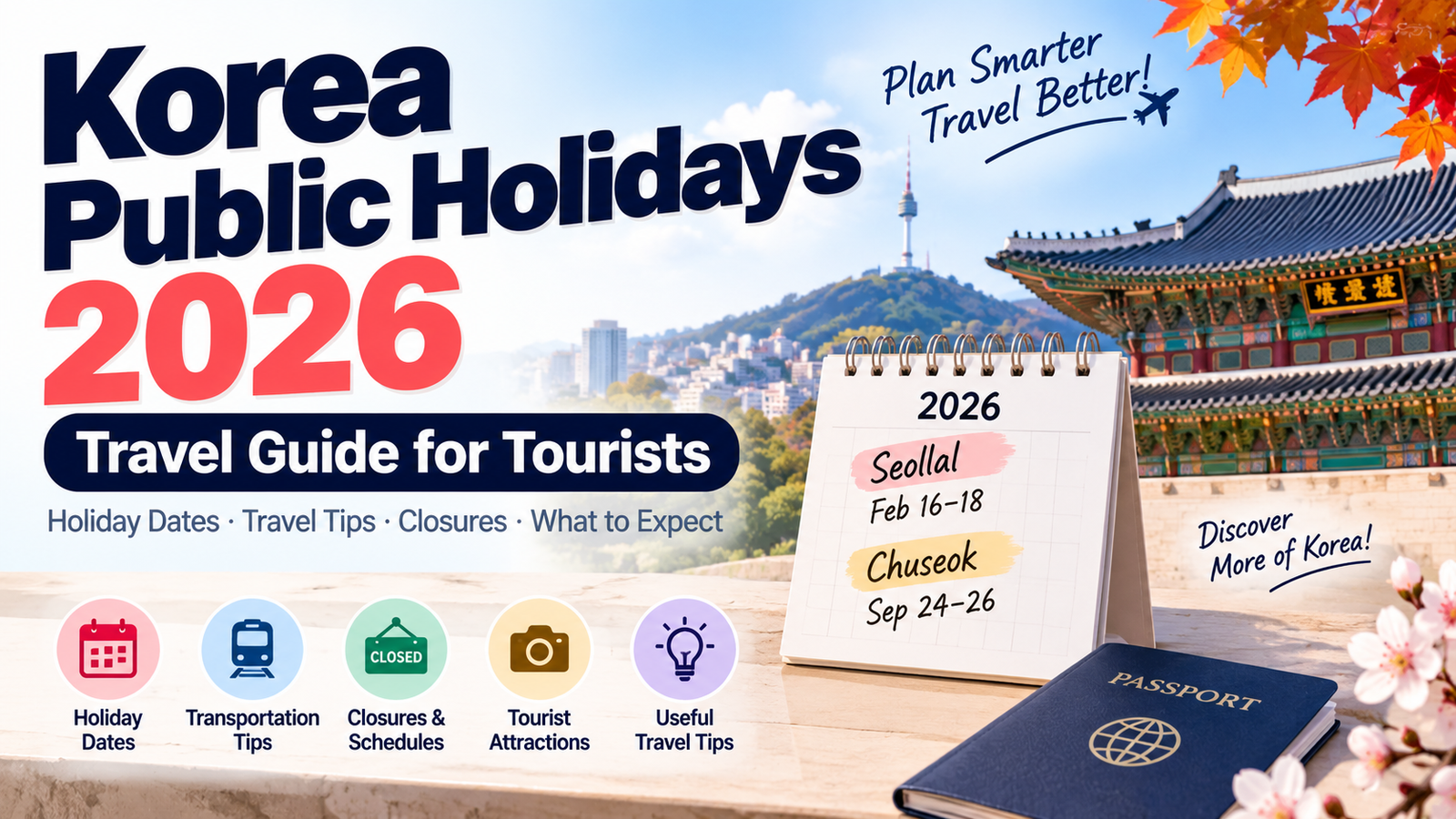 Korea Public Holidays 2026: Travel Guide for Tourists Korea Public Holidays 2026: Travel Guide for Tourists