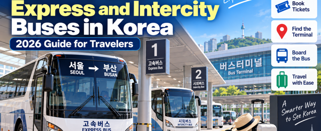 How to Use Express and Intercity Buses in Korea (2026 Guide) How to Use Express and Intercity Buses in Korea (2026 Guide)