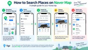 How to Use Naver Map in Korea (2026 Guide for Travelers) Step by step guide for searching places on Naver Map in Korea