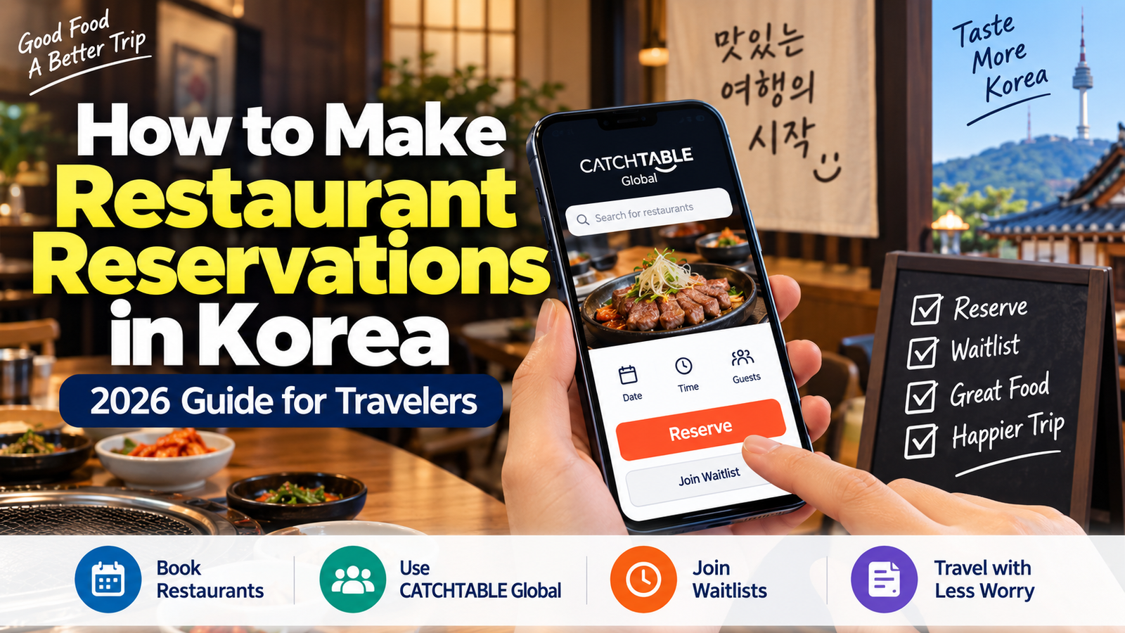 How to Make Restaurant Reservations in Korea (2026 Guide for Travelers)