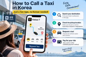 How to Get a Taxi in Korea Without Speaking Korean (2026 Guide) How tourists can call a taxi in Korea using a taxi app without speaking Korean
