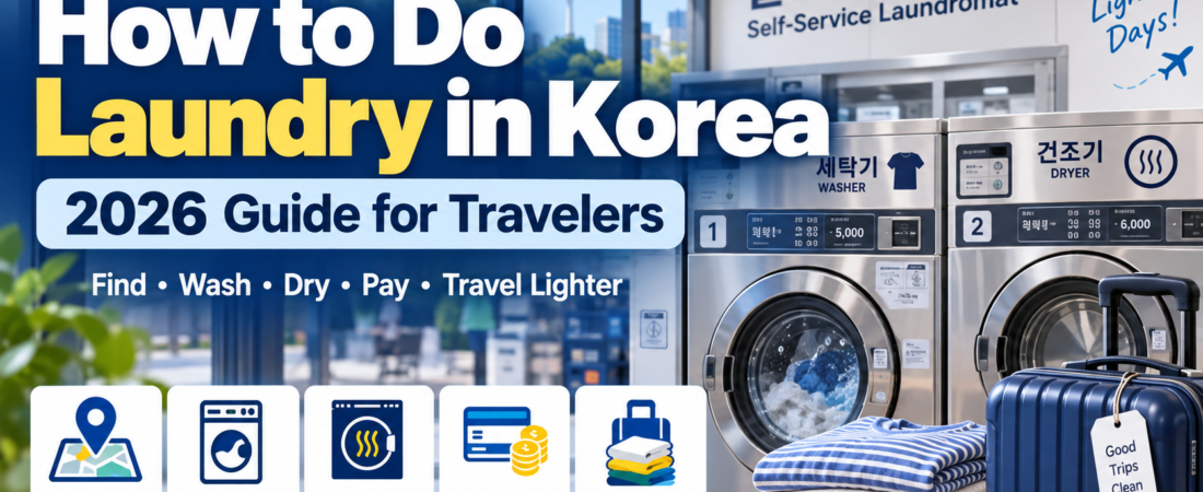 How to Do Laundry in Korea (2026 Guide for Travelers) How to Do Laundry in Korea (2026 Guide for Travelers)