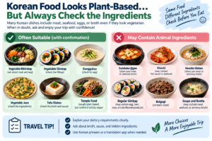 file Korean foods vegetarians and vegans should check for hidden animal ingredients