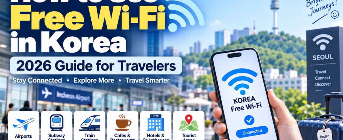 How to Use Free Wi-Fi in Korea (2026 Guide for Travelers)