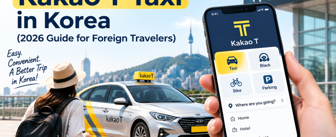 How to Use Kakao T Taxi in Korea (2026 Guide)