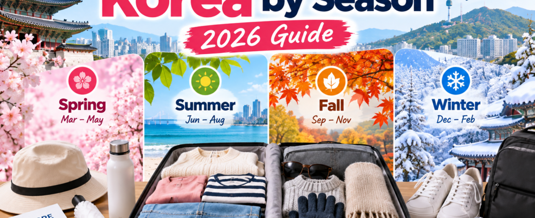 What to Pack for Korea by Season (2026 Guide) What to Pack for Korea by Season (2026 Guide)