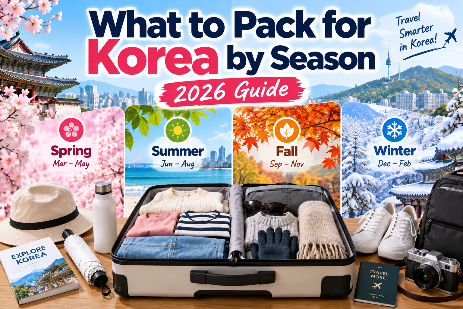 What to Pack for Korea by Season (2026 Guide)