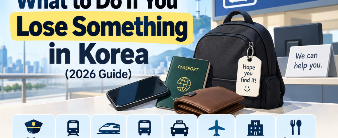 What to Do If You Lose Something in Korea (2026 Guide) What to Do If You Lose Something in Korea (2026 Guide)