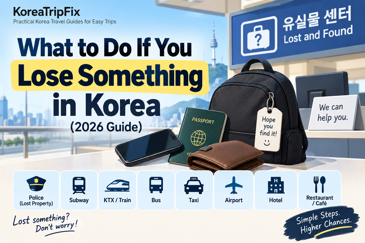 What to Do If You Lose Something in Korea (2026 Guide)