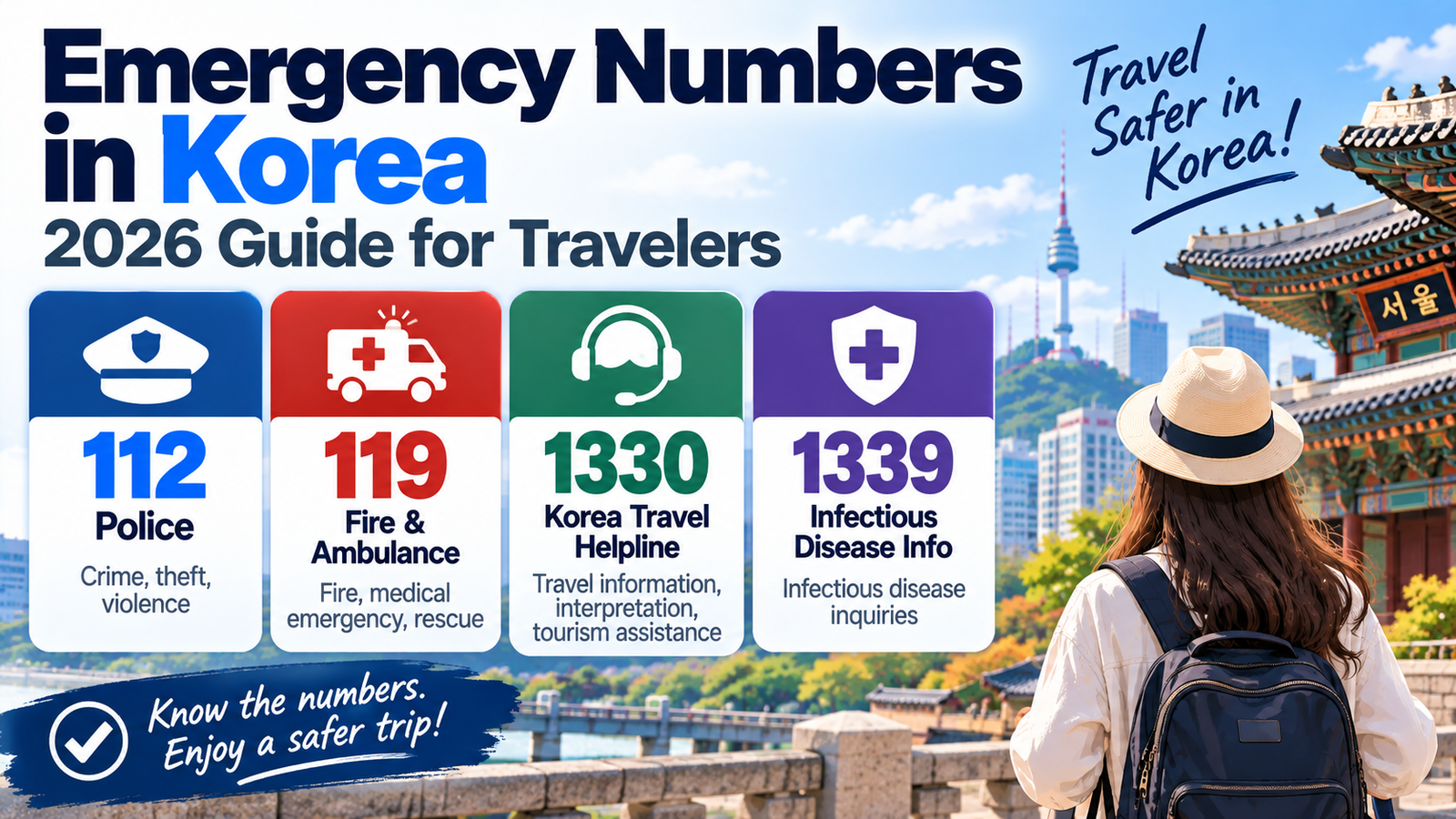 Emergency Numbers in Korea (2026 Guide for Travelers)