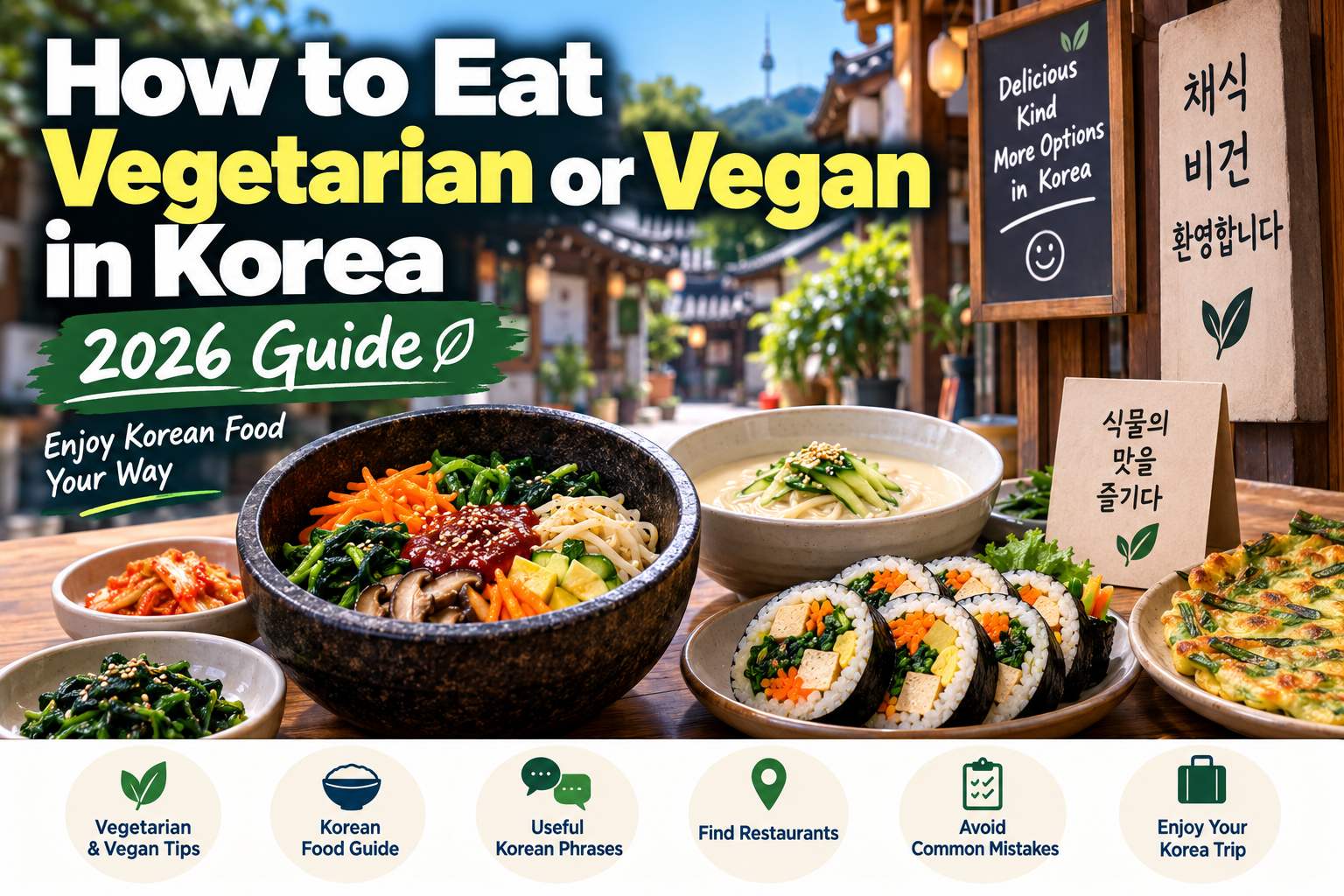 How to Eat Vegetarian or Vegan in Korea (2026 Guide)