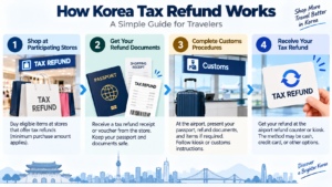 How the Korea tax refund process works for foreign travelers