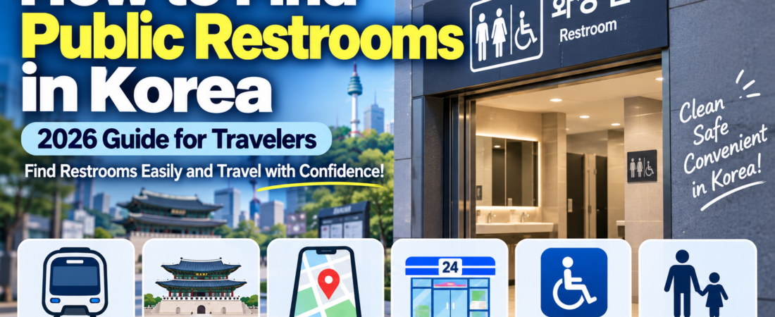 How to Find Public Restrooms in Korea (2026 Guide for Travelers) How to Find Public Restrooms in Korea (2026 Guide for Travelers)
