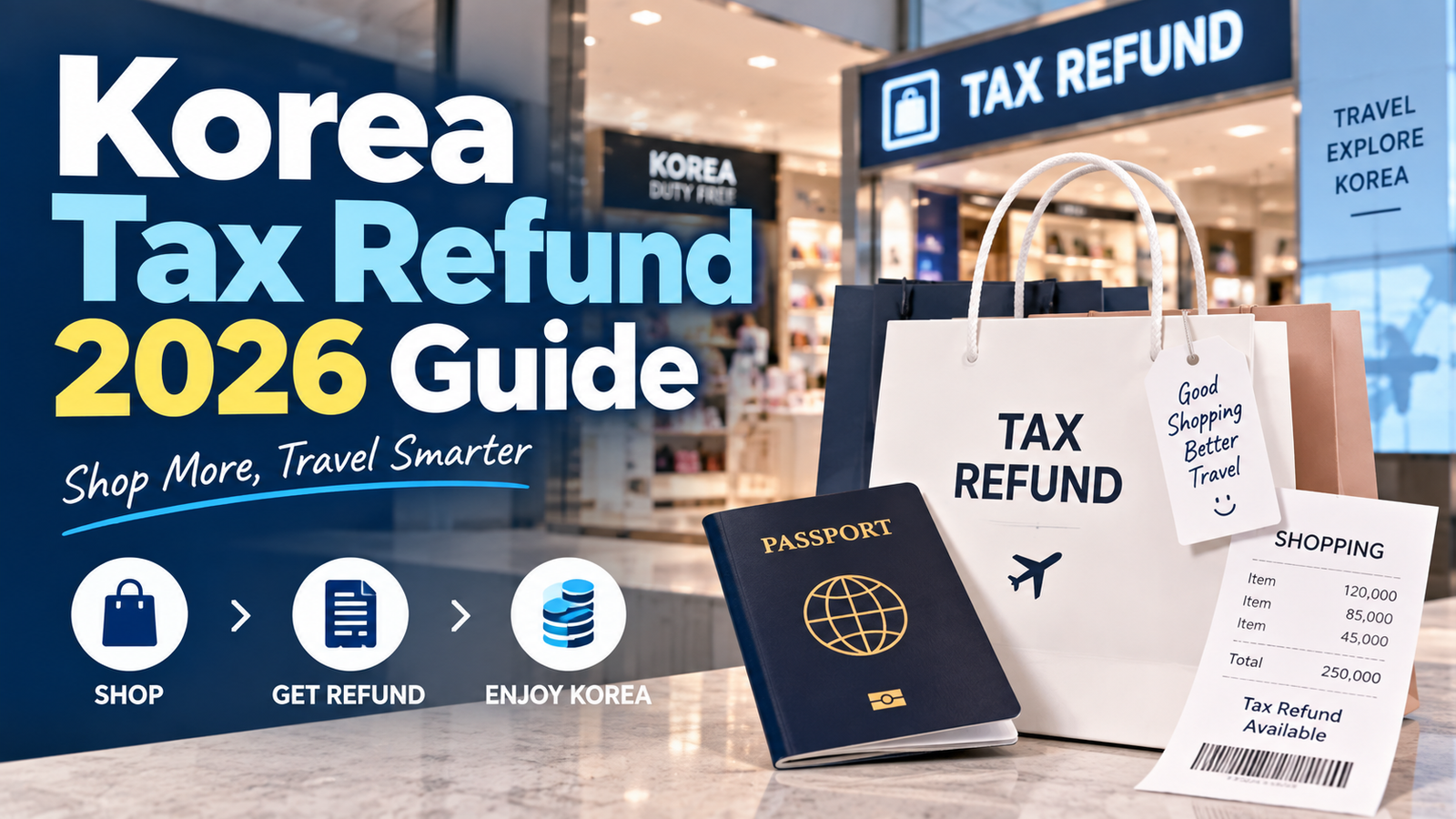 How to Get a Tax Refund in Korea (2026 Guide for Tourists)