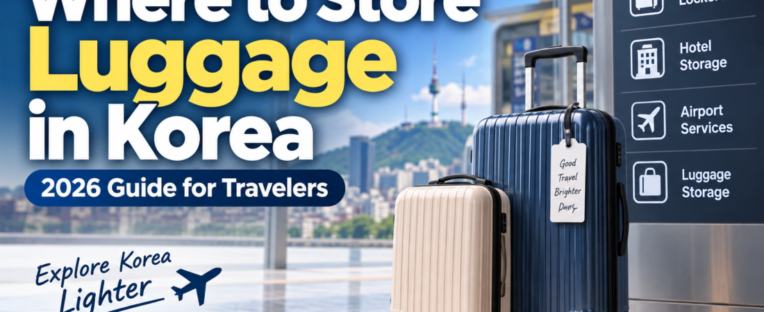 Where to Store Luggage in Korea (2026 Guide for Travelers)