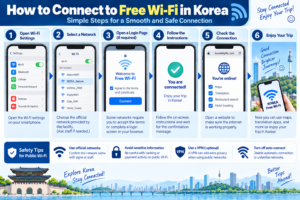 How to connect to free Wi-Fi in Korea safely