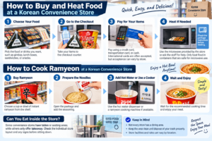 How to Use Convenience Stores in Korea (2026 Guide for Travelers) How to buy and heat food at Korean convenience stores