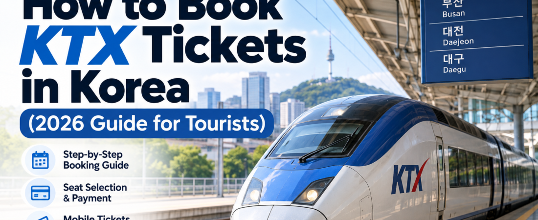 How to Book KTX Tickets in Korea (2026 Guide for Tourists) How to Book KTX Tickets in Korea (2026 Guide for Tourists)