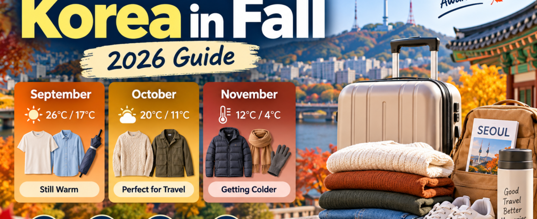 What to Pack for Korea in Fall (2026 Guide)